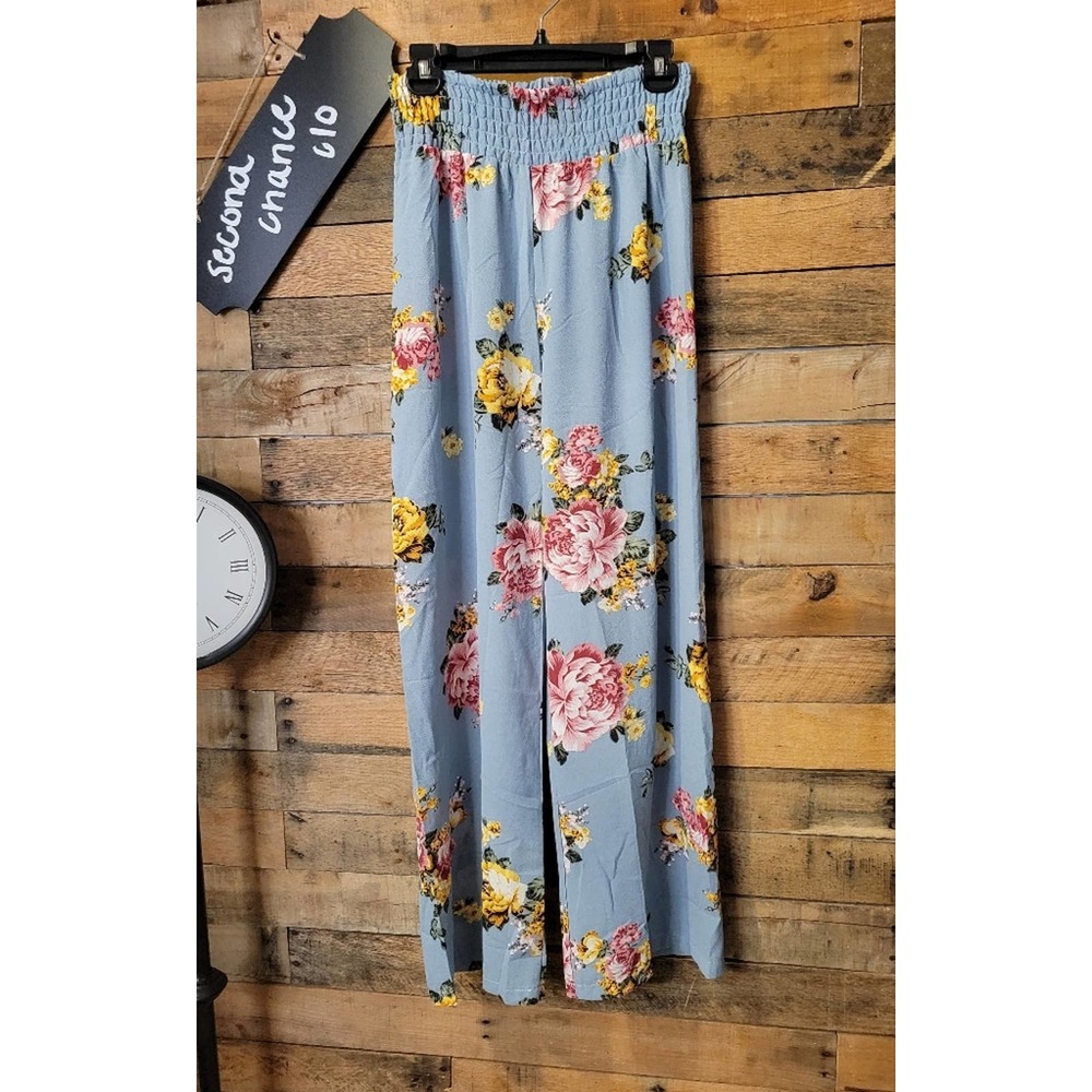 SALE-Ellie & Kate women's light weight floral pants size medium